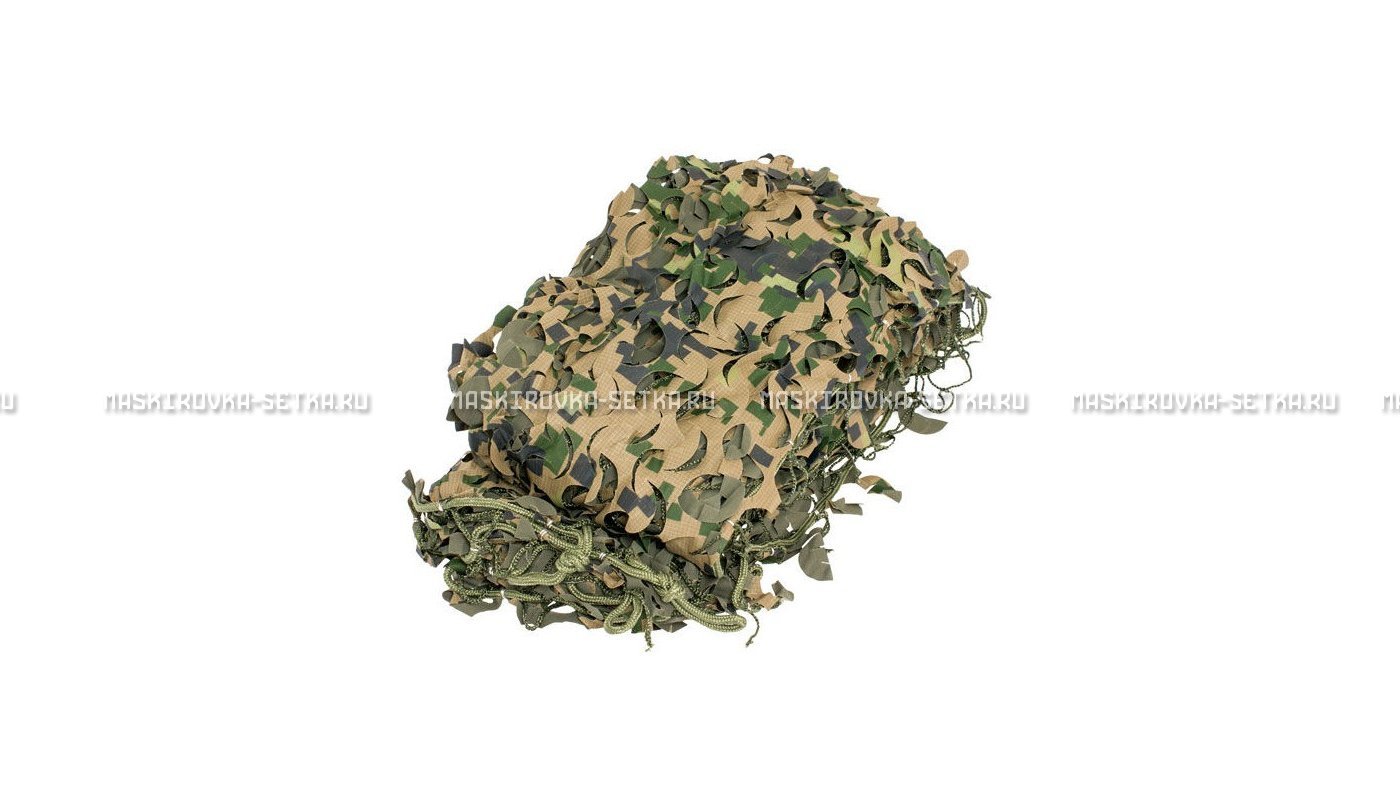Массеть Camosystems Пейзаж-Профи Лес 3D 1,8х3 м  – купить по цене 3850 руб. в интернет-магазине в городе Пермь картинка 6