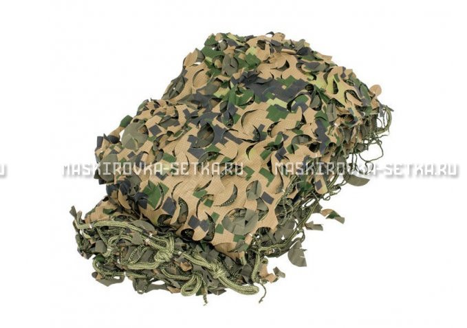 Массеть Camosystems Пейзаж-Профи Лес 3D 1,8х3 м  – купить по цене 3850 руб. в интернет-магазине в городе Пермь картинка 1