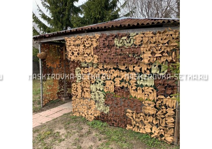 Маскировочная сеть МКТ-2П Поле 3х6 м – купить по цене 4400 руб. в интернет-магазине в городе Пермь картинка 2