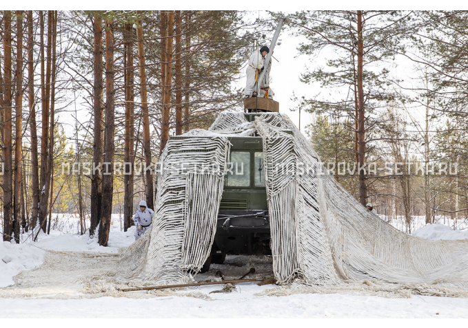 Маскировочный комплект МКТ-2С Снег 9х12 м – купить по цене 33200 руб. в интернет-магазине в городе Пермь картинка 2
